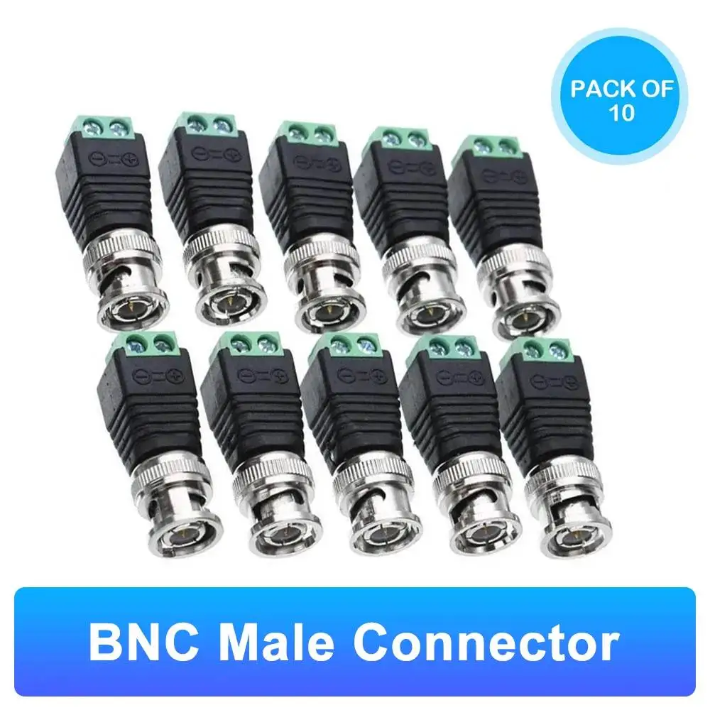 

BNC Connectors DIY for CCTV Surveillance Video Camera Coaxial/Cat5/Cat6 Cables