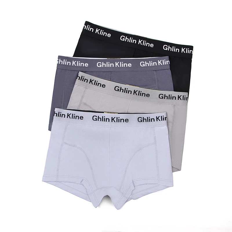 Breathable Pure Cotton Men Underwear Antibacterial Comfortable Boxes