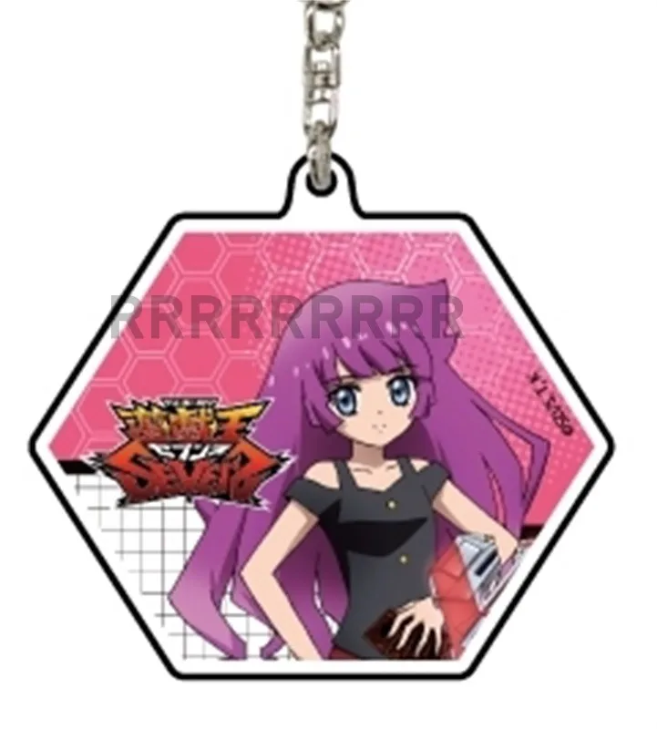 Anime YuGiOh Yu-Gi-Oh! ARGEN Keychain Puppe Yuga Oudou Luke Gakuto Romin Kamijou Tatsuhisa Acryl Schlüsselbund Tasche Anhänger für Geschenk