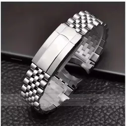 904L Solid Stainless Steel Bracelet Men Luxury Watch Band 20mm 21mm for Rolex Oyster Perpetual Datejust DAYTONA SUBMARINER Strap