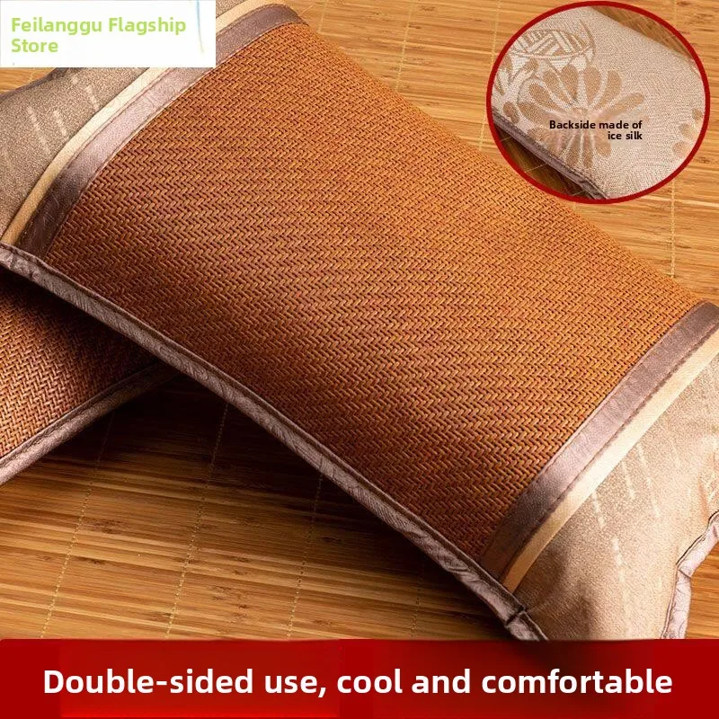 fodera-per-cuscino-rinfrescante-in-fibra-di-bambu-cuscino-a-doppia-faccia-in-seta-ghiaccio-con-inserto-in-foglie-di-te-al-gelsomino-cuscino-di-supporto-singolo-per-ufficio