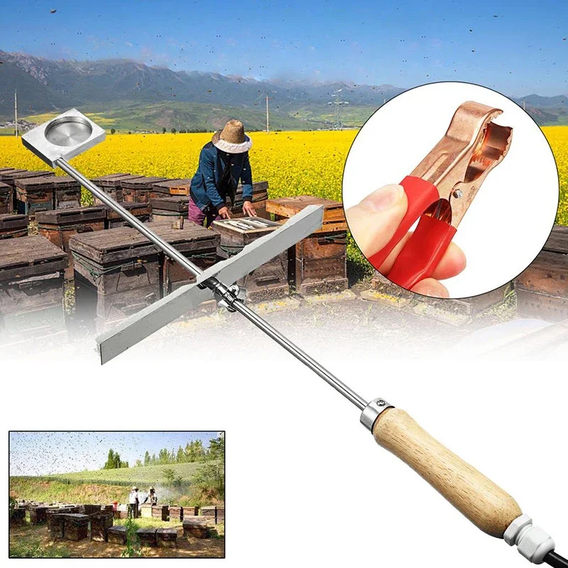 1 Set Bee Vaporizer 12V Bee Evaporator Oxalic Acid Vaporiser Varroa Mite Treatment Heating Evaporator Beekeeping Apiculture Tool