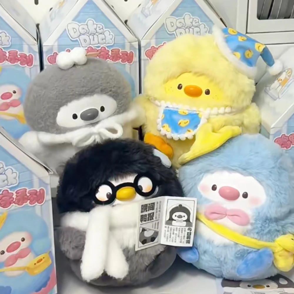 

Dake Duck Blind Box Cute Action Figure Mystery Box Anime Figures Surprise Bag Cartoon Collection Model Cartoon Character Gifts