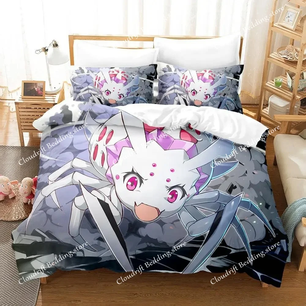 

3d Print Anime So I'm A Spider, So What Bedding Set Single Twin Full Queen King Size Bed Set Adult Kid Bedroom Duvet Cover Sets