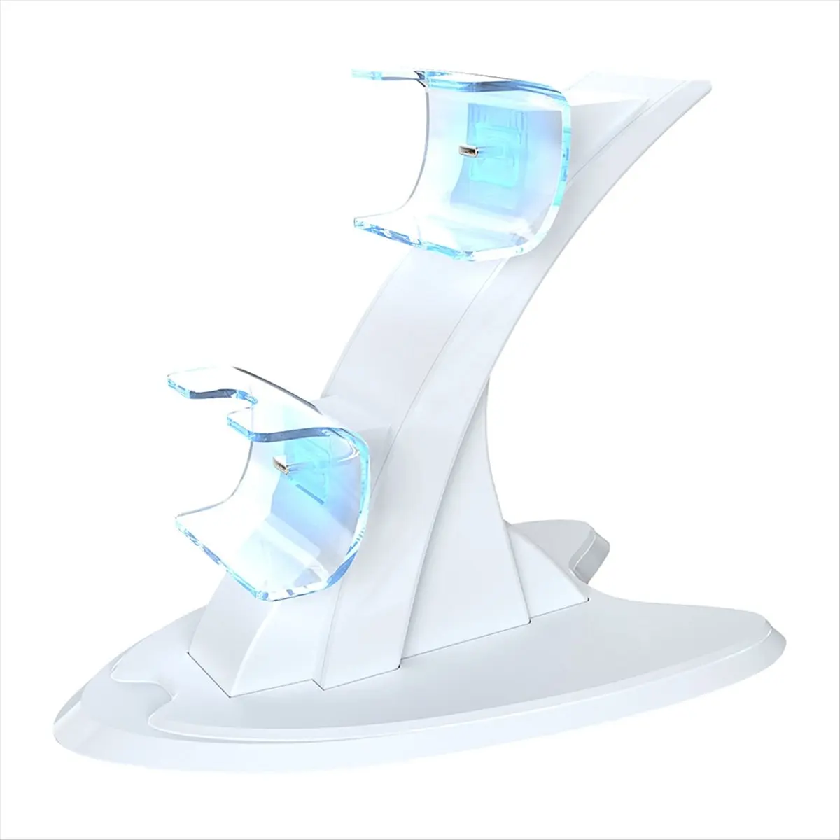 A86G NEW Fast Charging Station for Wireless Controller Gamepad Type-C LED Charger Dock Stand Base for 5