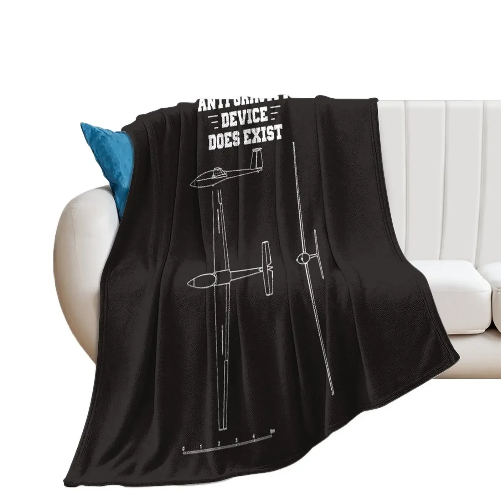 Soaring Sailplane Pilot Gliding Gift For Gliders Throw Blanket Sleeping Bag Sofas christmas gifts Luxury St Blankets