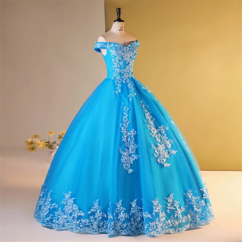 Pas cher 15 robes de Quinceanera 2024 nouvelle robe de bal robes de soirée douces 15 ans robes pour Quinceanera personnalisé