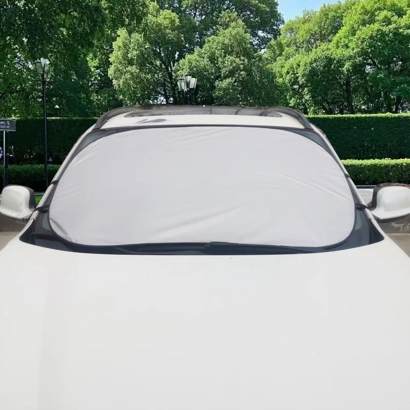 Car Windshield Sun Shade 140x80cm Foldable UV Protection Reflective Cover Front Window Sunshade for SUV Sedan Truck - view 2