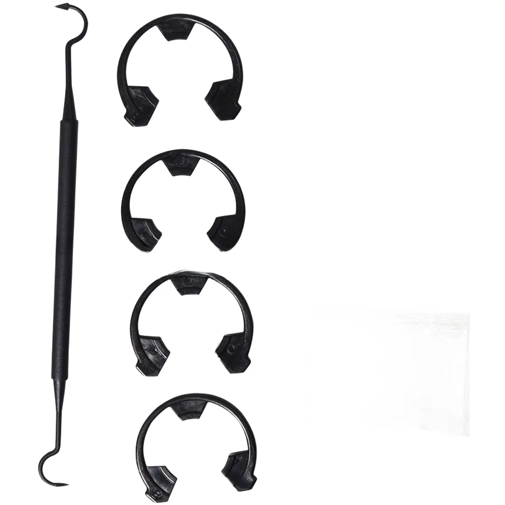 Water Valve Sealing Kit 10 Parts with 4 Retaining Rings 4 O-Rings 1 Hook and 1 Silicone Grease Packet for Standard Valve Refits