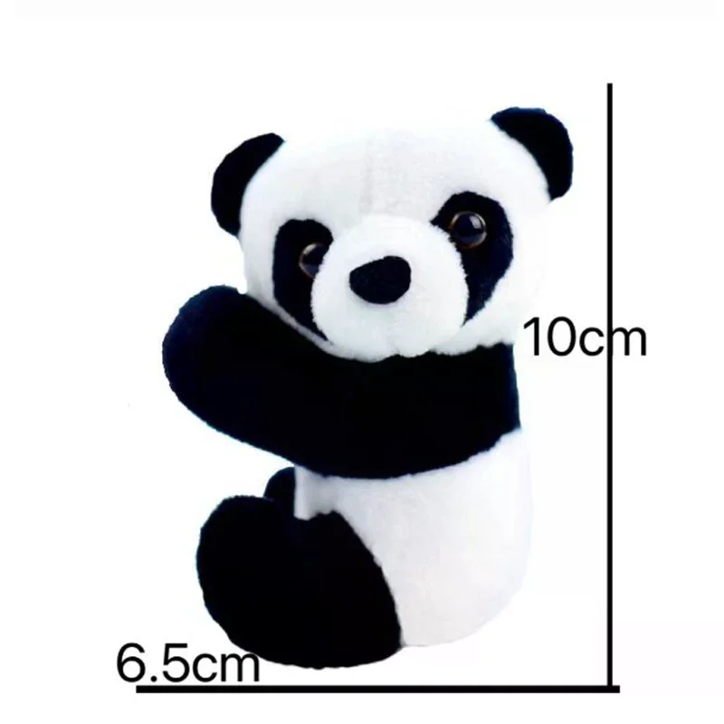 Kawaii Panda Plush Doll Toy Soft Animal Panda Clip Hugging Curtain Clip Doll Toy Curtain Tieback Holder Kids Room Decor Gift - view 5