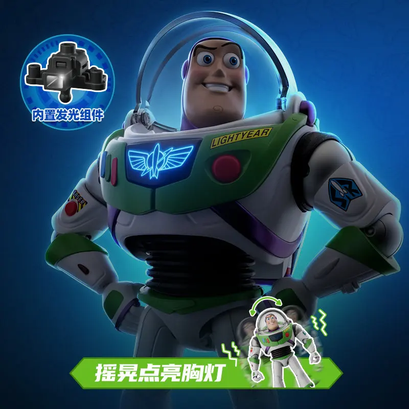 BLOKEES Toys Buzz Lightyear Action Figure Assembly Model KIT With LED Desktop Decoration Ornament Toys Gifts view 3