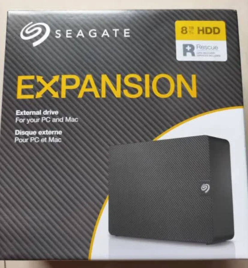 100% oryginalny, nowy dysk twardy zewnętrzny Stkp8000400 o pojemności 8 TB do komputerów stacjonarnych i laptopów, czarny, fabrycznie nowy.
