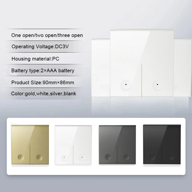 GERMA-interruptor de luz inteligente inalámbrico, Panel de pared con Control remoto, receptor de relé, 433 V, ventilador de lámpara Led para el hogar, RF 86, 220 Mhz