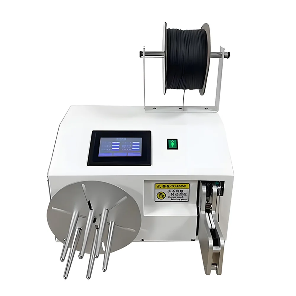 3-40 Automatic bundle winding and bending machine for AC/DC/USB data cables and other bundled twine winding machines