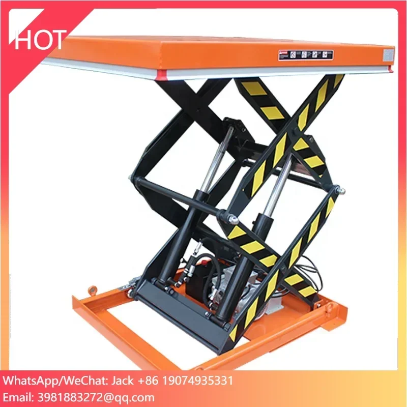 Small Hydraulic Manual Lift Trolley Lifting Platform Hand Hydraulic Scissor Lift Table