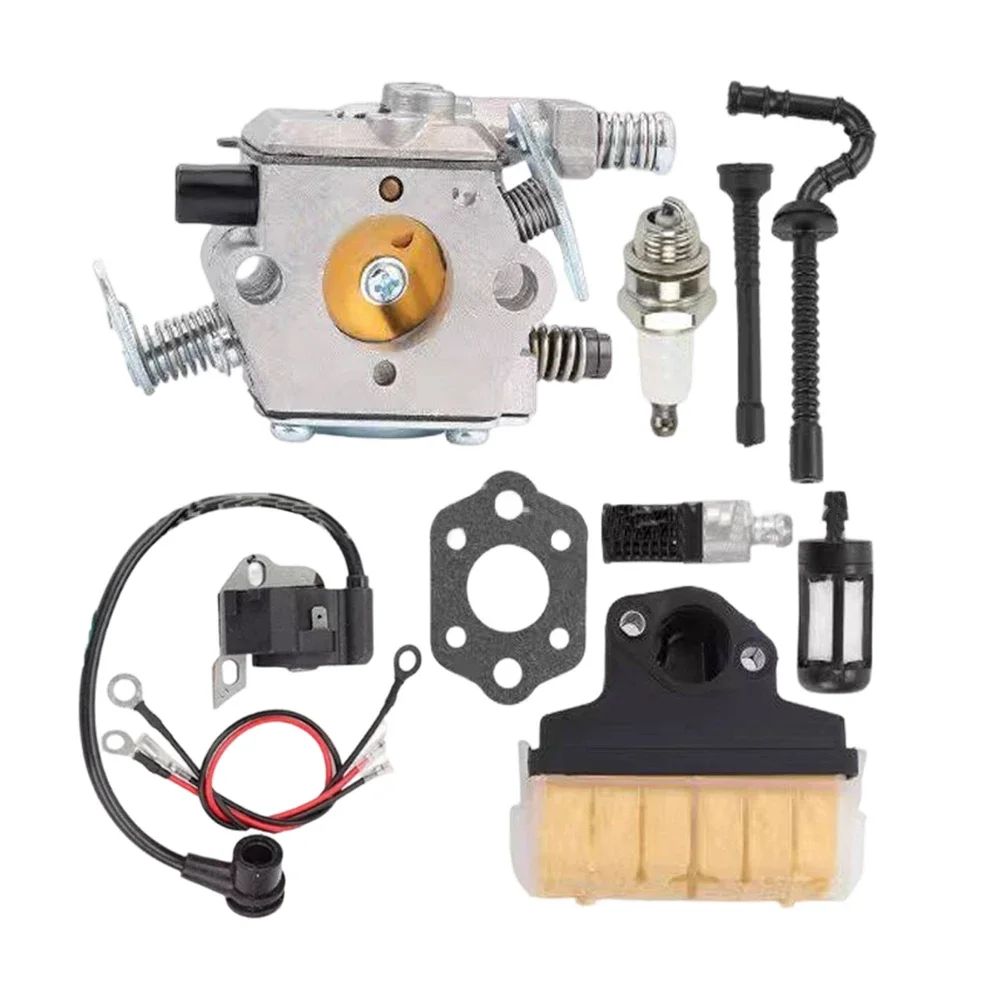 

Chainsaw Carburetor & Ignition Coil Kit For MS210 MS230 MS250 021 023 025 WT286 11231601650 Chainsaw Garden Tool Accessories