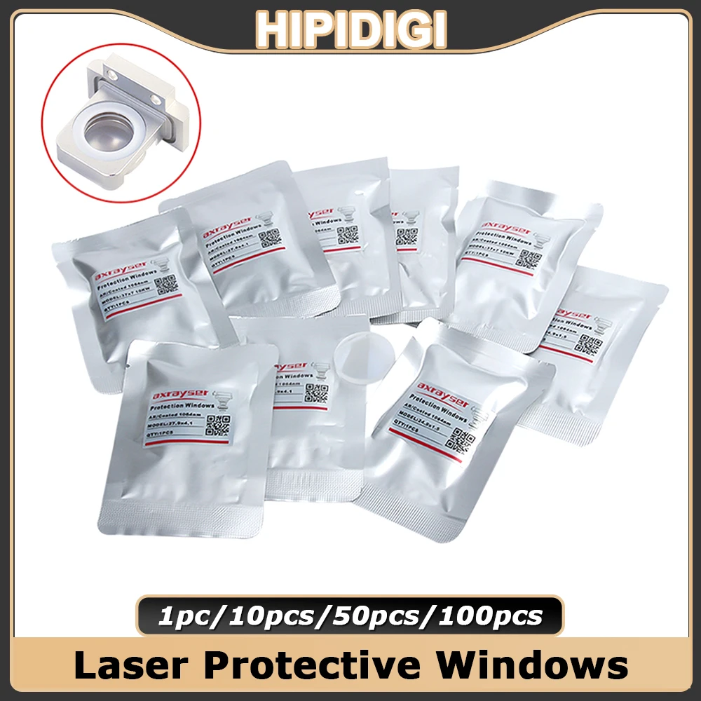 

Laser Protective Windows Lens 34x5 27.9x4.1 37x7 Protection Glass for Raytools Precitec BOCI Bodor Fiber Cutting Machine Head