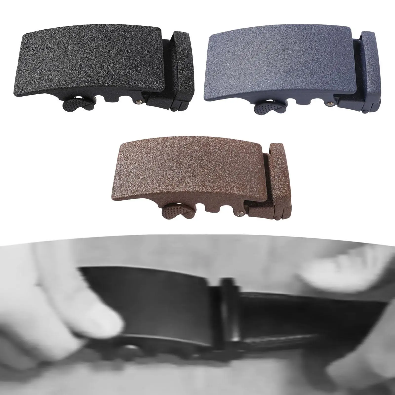 مشبك حزام بسقاطة للرجال، بديل تزييني فريد قابل للتعديل تلقائيًا