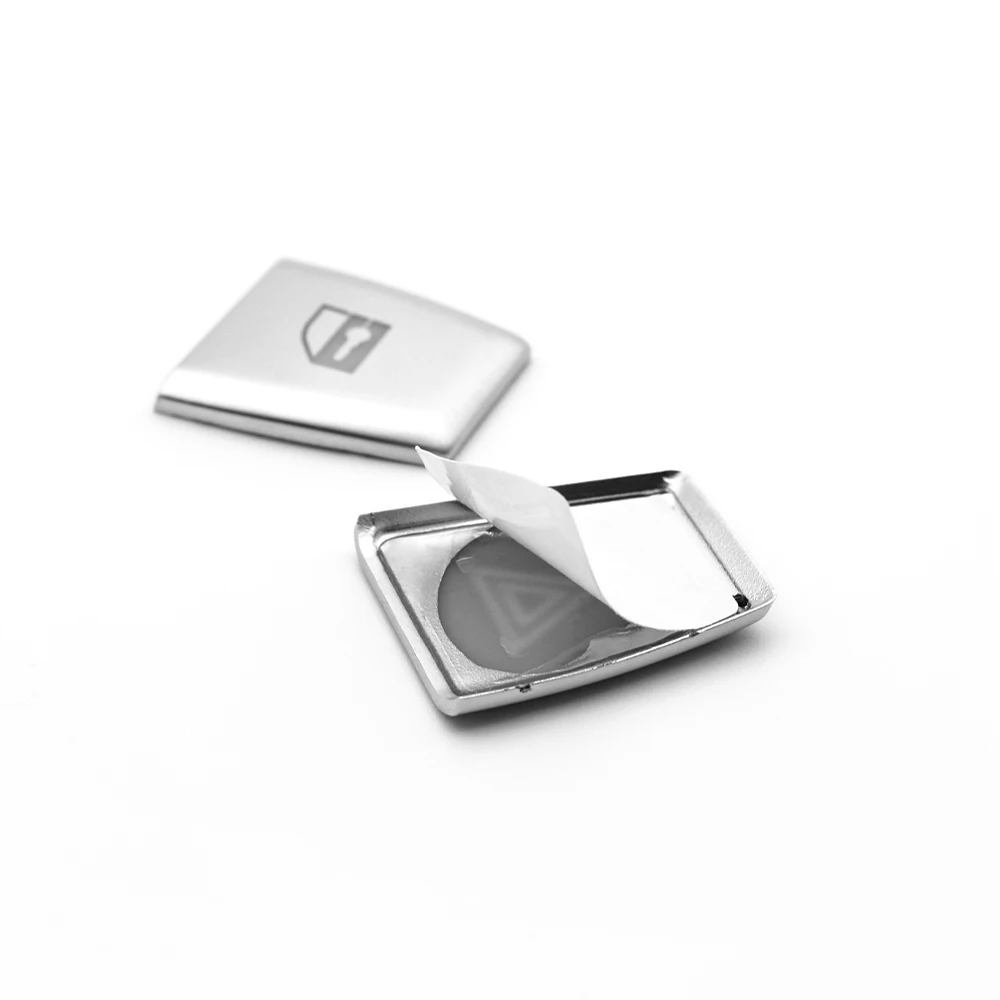 

For BMW 5 Series E60 2004-2010 - ABS AC Control Button Decoration Cover, Self-Adhesive Anti-Scratch Interior Trim