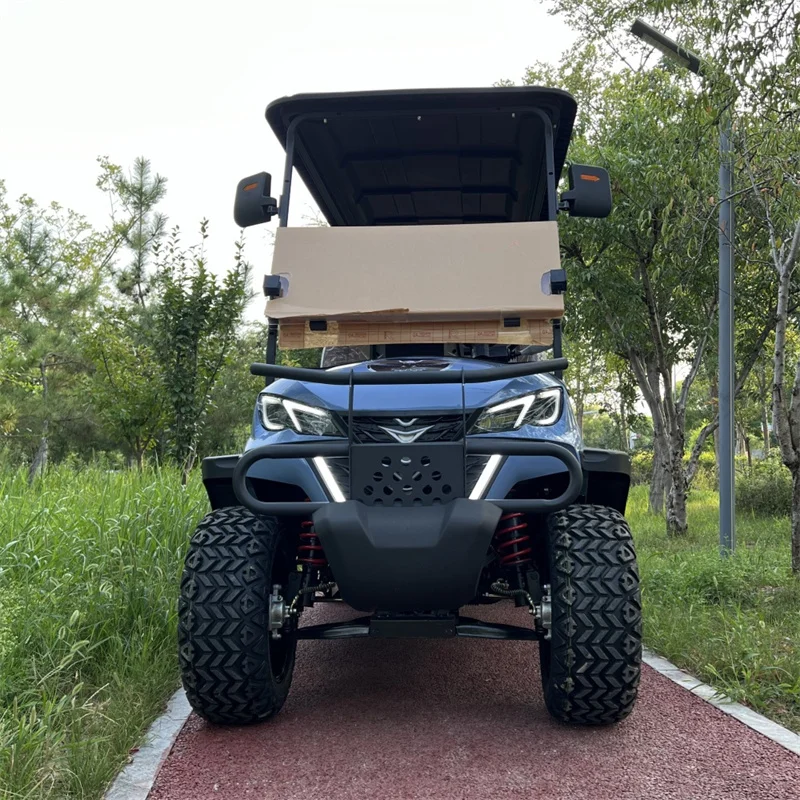 Factory Wholesale Electric Golf Cart 4 6 Seater Off-road Golf Cart Street Legal 60V 72v Golf Cart Lithium Battery Electric Golf