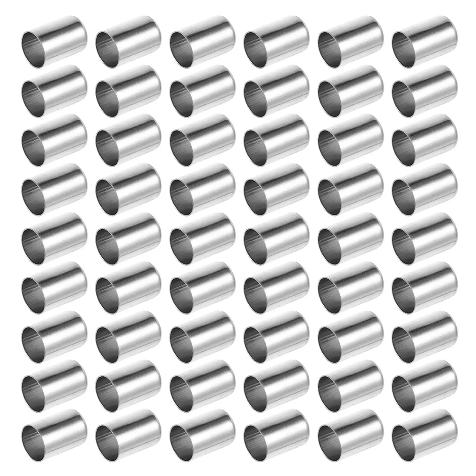 200Pcs Hydraulic Hose Crimping Ferrules Stainless Steel Compression Fittings 13Mm Diameter Air Torch Acetylene Hydraulic Repair - view 2