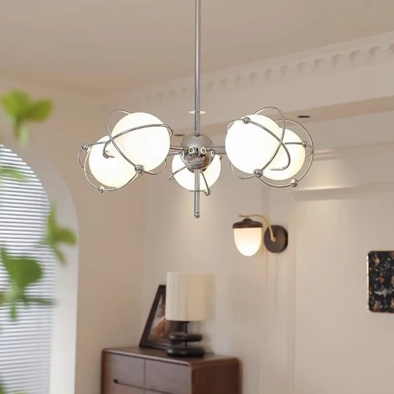 

Glass Pendant Lamp Living Room Bedroom Modern Space Era Medieval Space Lamp