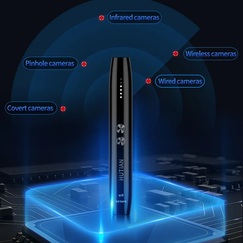 Cam Pen-Detector de cámara antiespía, dispositivo de detección de insectos, buscador de señal RF inalámbrico, Audio GSM, antigps, escáner de