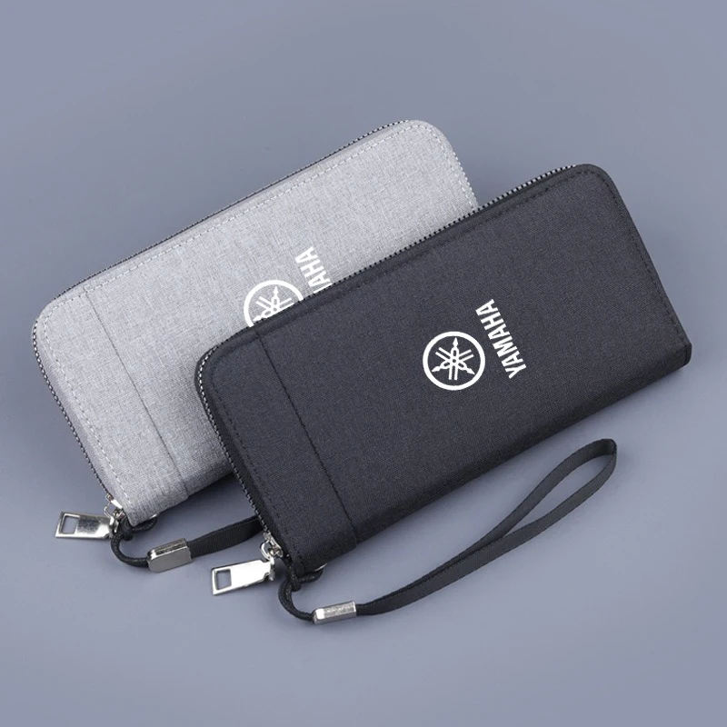 

New Canvas Car Driving Document bag ID Passport Card Wallet Card Pouch For Yamaha Tmax MT07 FZ07 MT09 FZ09 FJ09 MT03 MT25 MT10