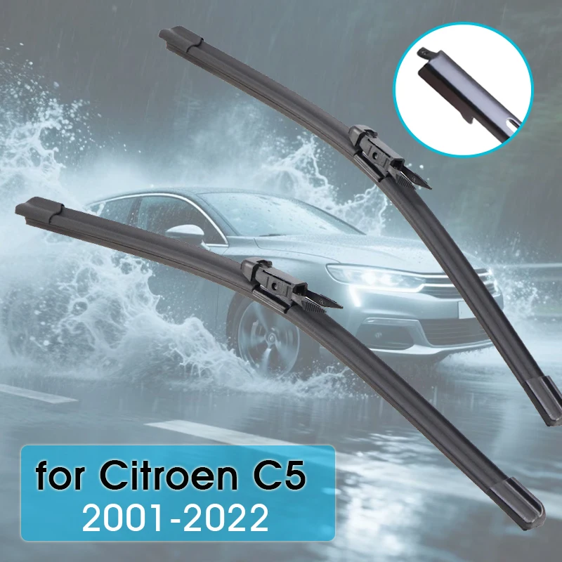

For Citroen C5 Wagon/Sedan (X7) RD/TD C5 Aircross C84 2001-2022 Car Wiper Blade Front Wipers Windscreen Auto Wiper Blades