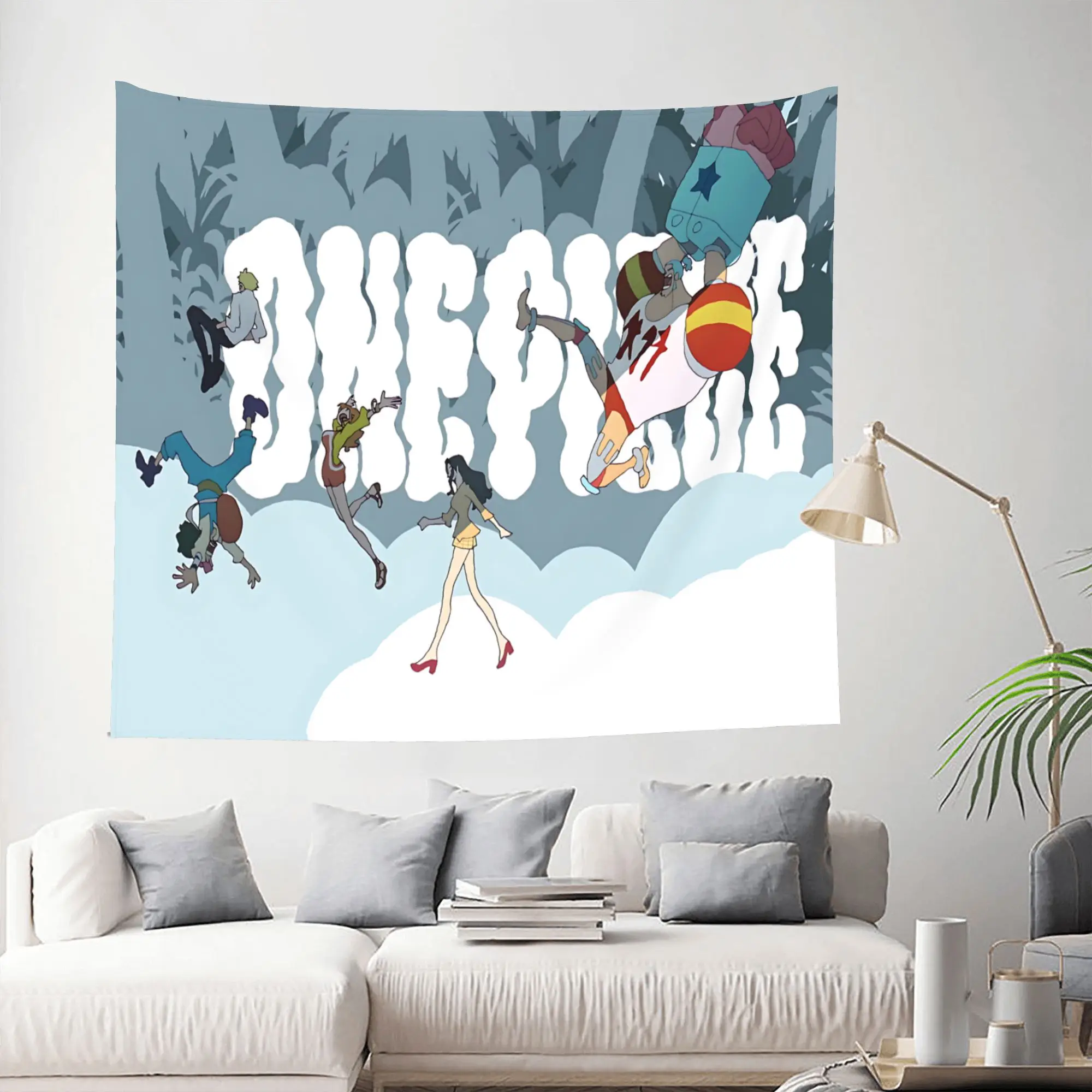 Customized One Piece Logo Tapestry Room decoration  Home Decoration Tapestry Decor Accessories Cute Room Decor