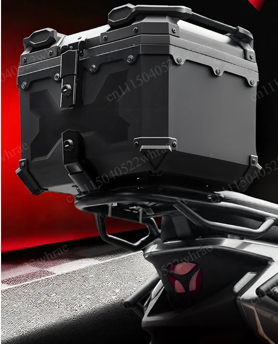 Non Aluminum PP ABS Motorcycle Luggage Box 45L 55L 65L Large Capacity Universal Storage Tool Case