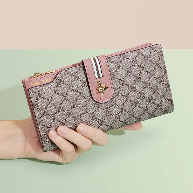portafoglio-lungo-williampolo-da-donna-borsa-multitasche-antifurto-con-protezione-rfid-nuovo-stile-2024-lusso-e-giovanile-chiusura-a-cerniera-materiale-pvc