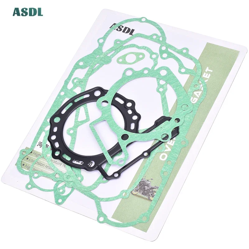 

650cc Motorcycle Engine Complete Full Cylinder Head Overhaul Gasket Mat Pad for Kawasaki KLR650 KL650 A1-A19 Tengai-KL650-B2 B3