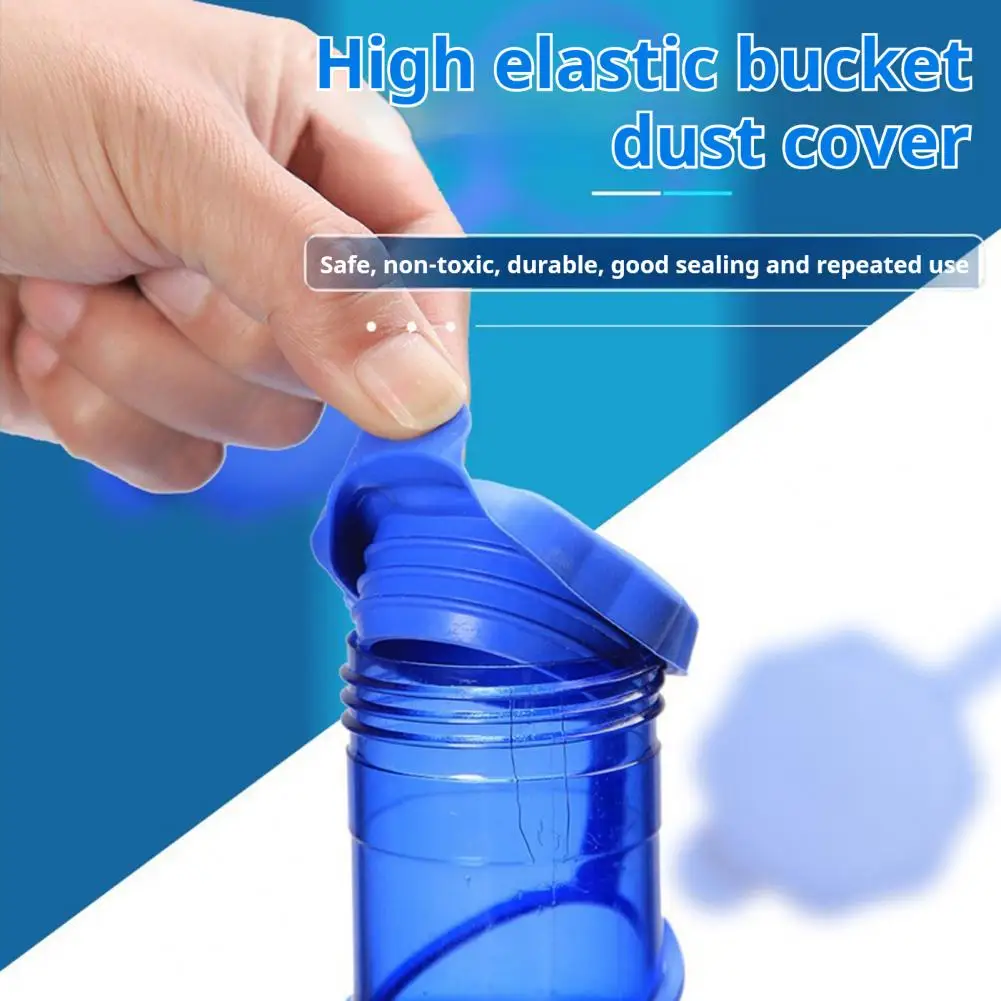 10Pcs 3/5 Gallon Water Jug Cap Food Grade Silicone Leak Proof No Spill Water Bottle Sealing Lid Water Dispenser Lid Replacement