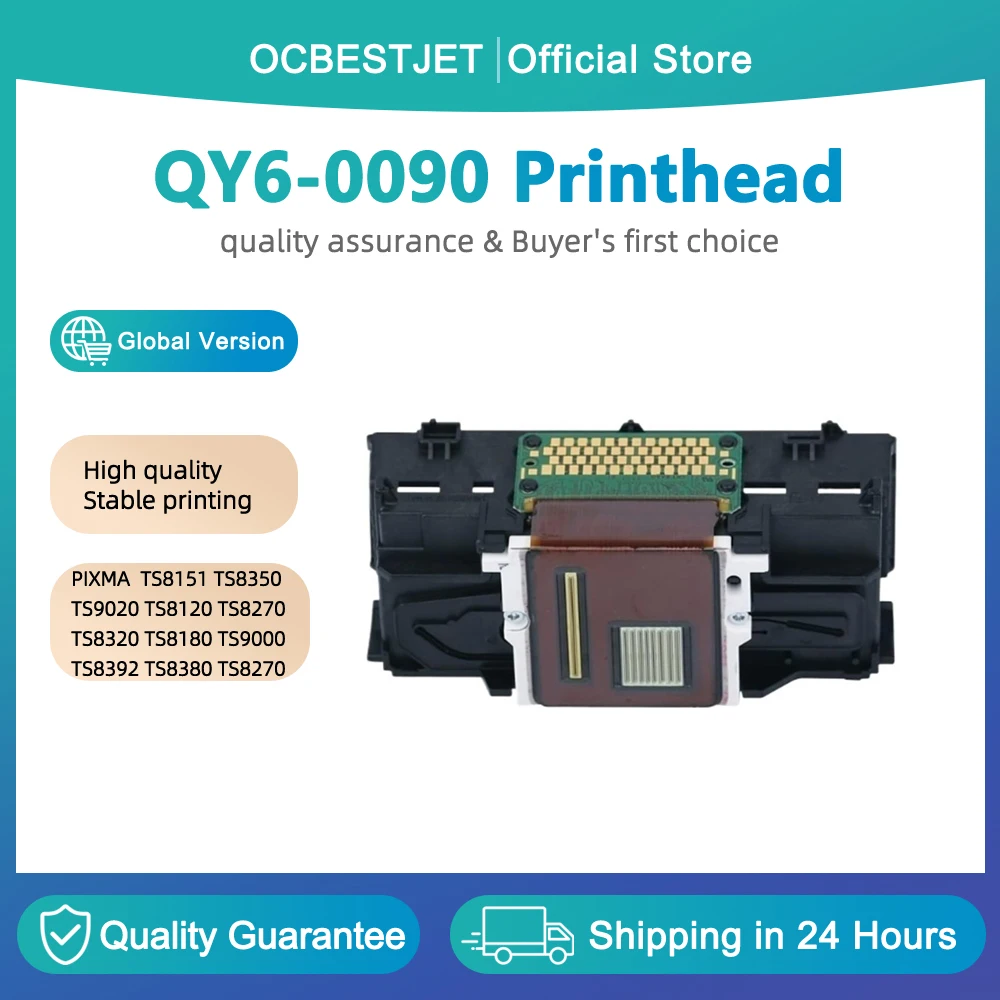 

Печатающая головка QY6-0090 для Canon PIXMA TS8151 TS8350 TS9020 TS8120 TS8270 TS8320 TS8180 TS9000 TS8392