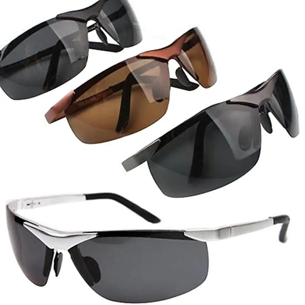 Polarized Sunglasses Men's Cool Fashion Police Sunglasses Metal Frame Driving Glasses Eyewear Unisex Sunglasses