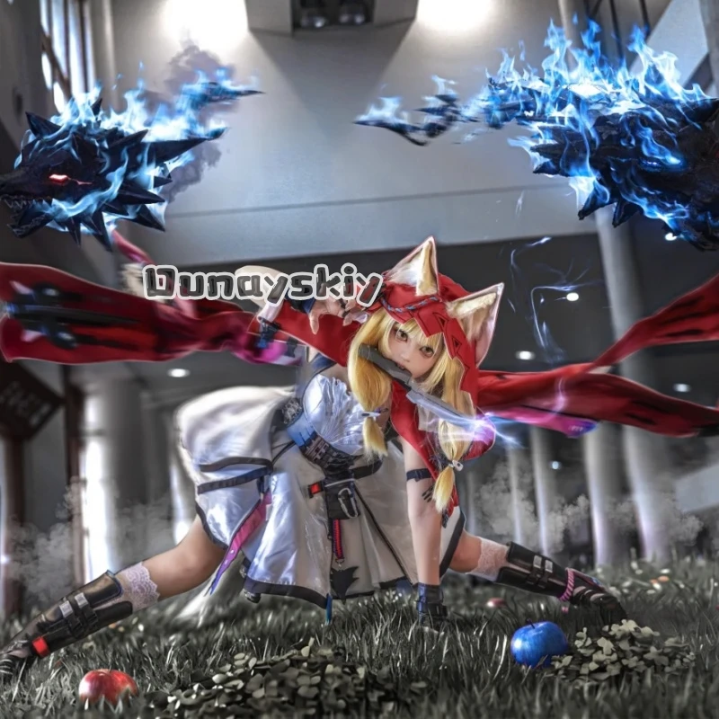 

KS*21Arknights Endfield Rossi Red Riding Hood Cosplay Costume Custom Made Anime Game Female Halloween Party Performance Wear