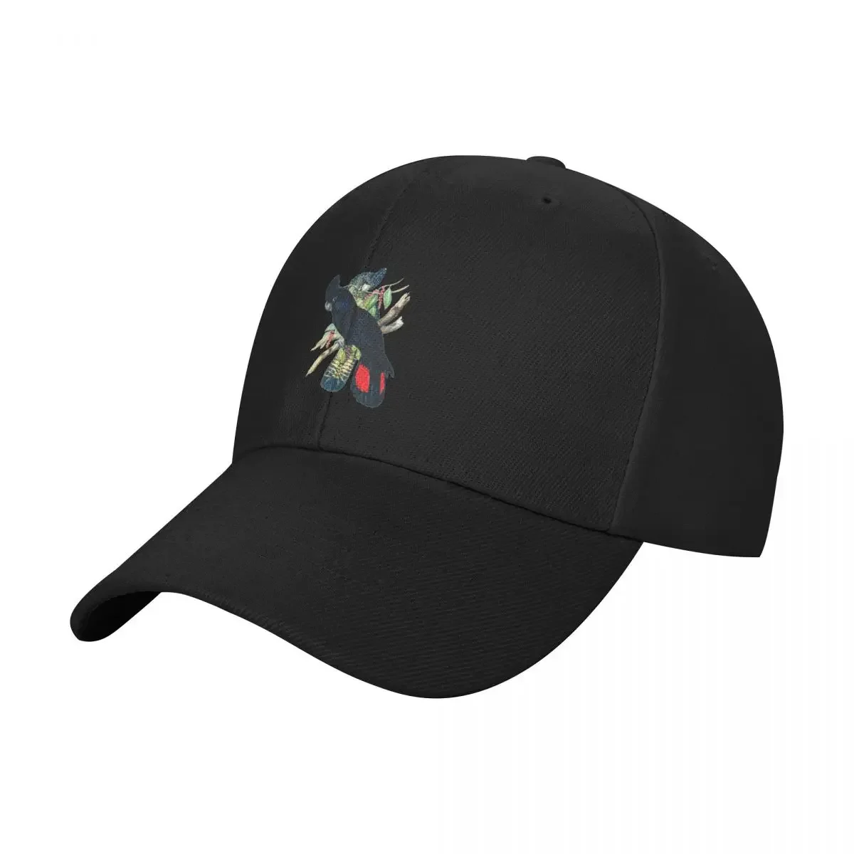 Australian Banksian Black Cockatoo Baseball Cap Rave sun caps luxury woman cap Military Cap Man Man Women's