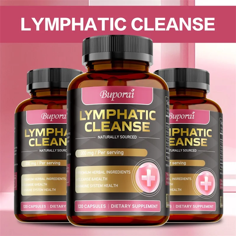 

Lymphatic Cleanse Supplement - Helps Remove Fluid Waste and Detoxify The Lymphatic System, Improving Immunity
