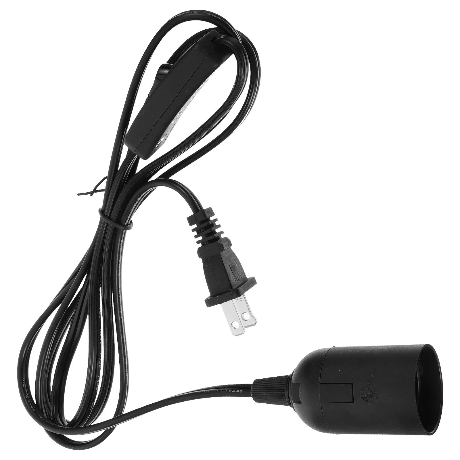 

Plug in Hanging Light Socket Us Plug Plastic Lamp Holder Replacement Lamp Socket with Cord for Pendant Light Decor Home