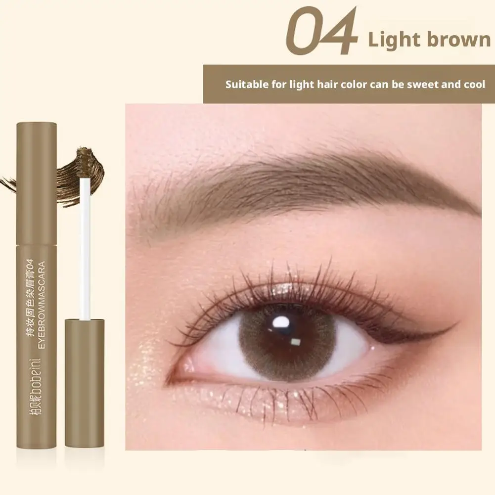 Tintura liquida Crema per sopracciglia Tintura Sopracciglia Esaltatori Naturale Impermeabile Asciugatura rapida Marrone Grigio 3D Mascara per sopracciglia Trucco Donna