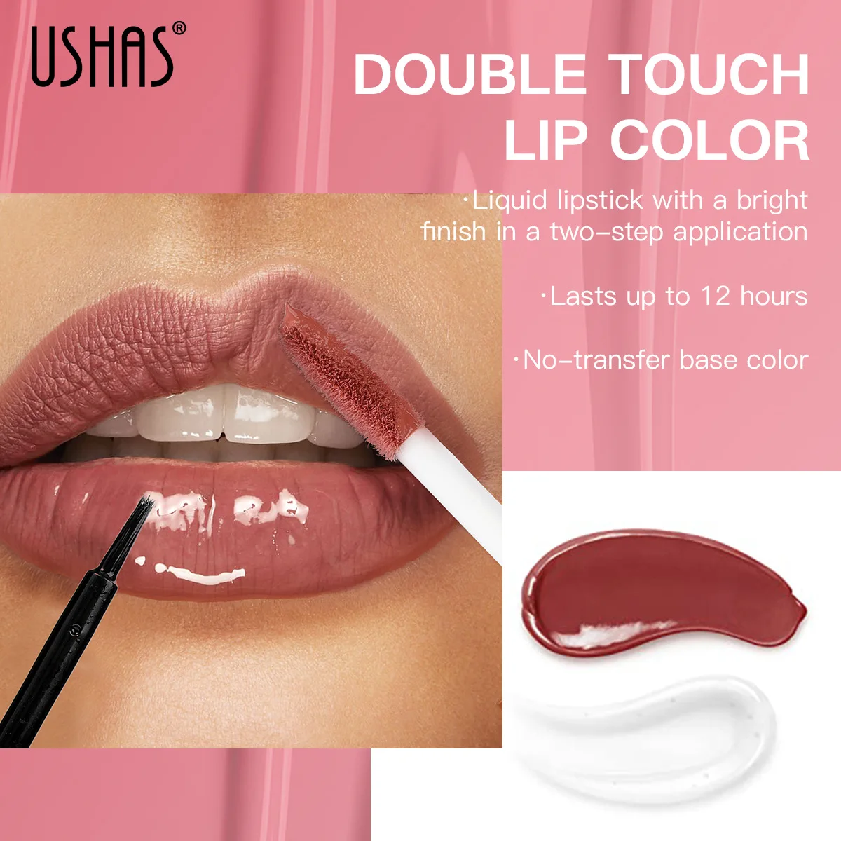 Hot Sale Cross Border Lip Gloss Fade Proof No Smudge Transfer Proof Matte Lip Gloss Lip Mud Lipstick for Long Wear