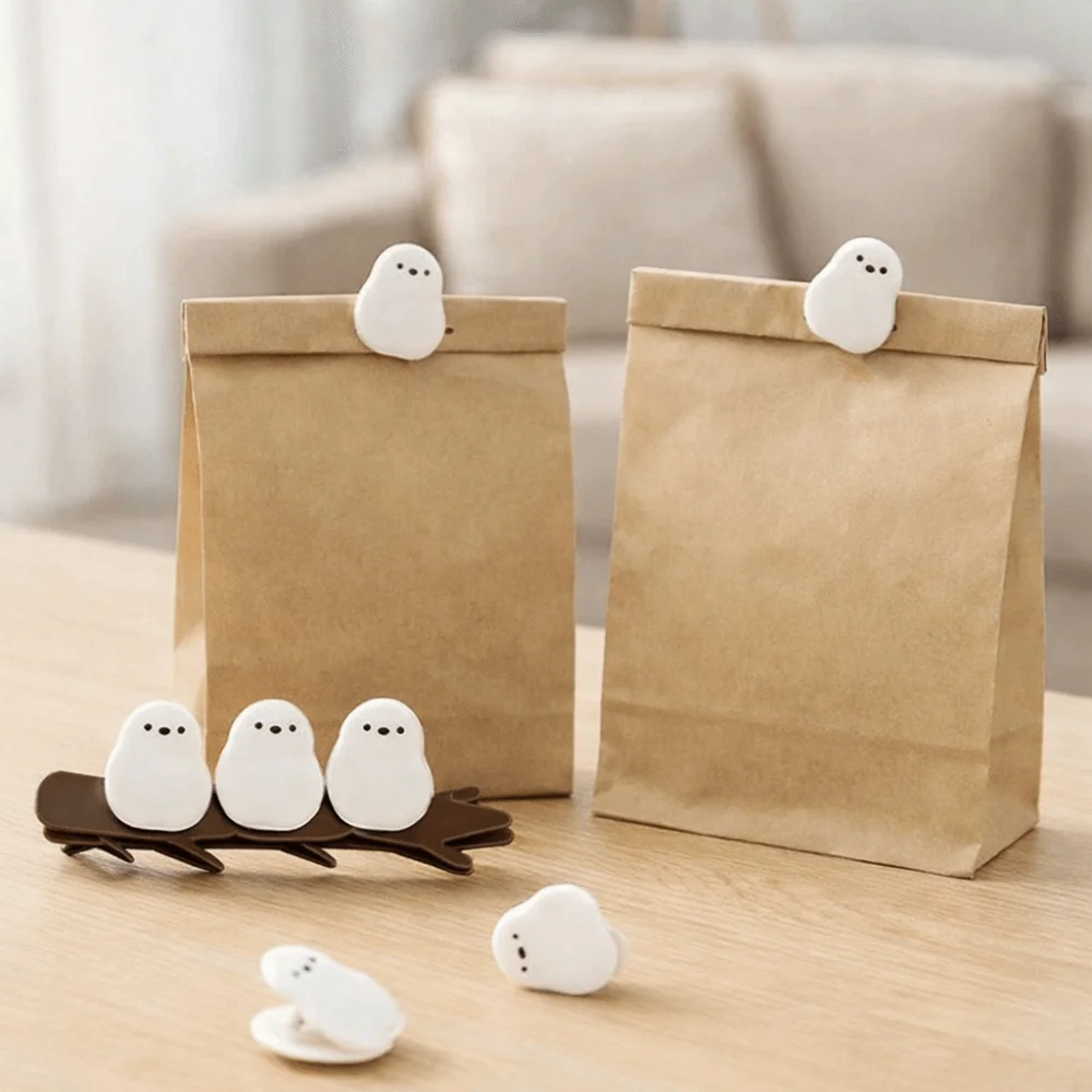 

Practical Plastic Bird Magnetic Sealing Clip Cute Moisture-proof Fresh-keeping Clip Sealed Food Bag Clip Household
