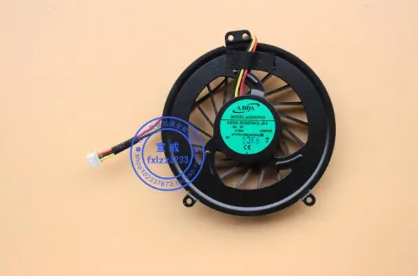 Original AH530 AD5605HX-JD3 5V 0.50A 3-wire notebook CPU fan