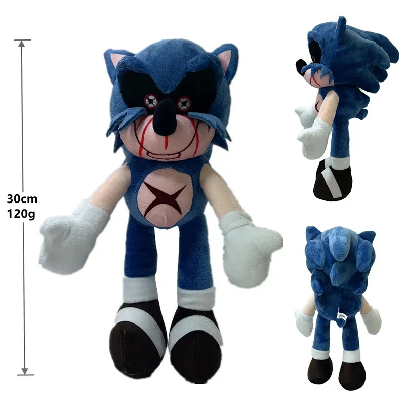 2025 New 25cm Super Sonic Action Doll Plush Toy Hedgehog Model Plush Doll Tarsnak Sofa Plushie Toys for Children's Birthday Gift view 5