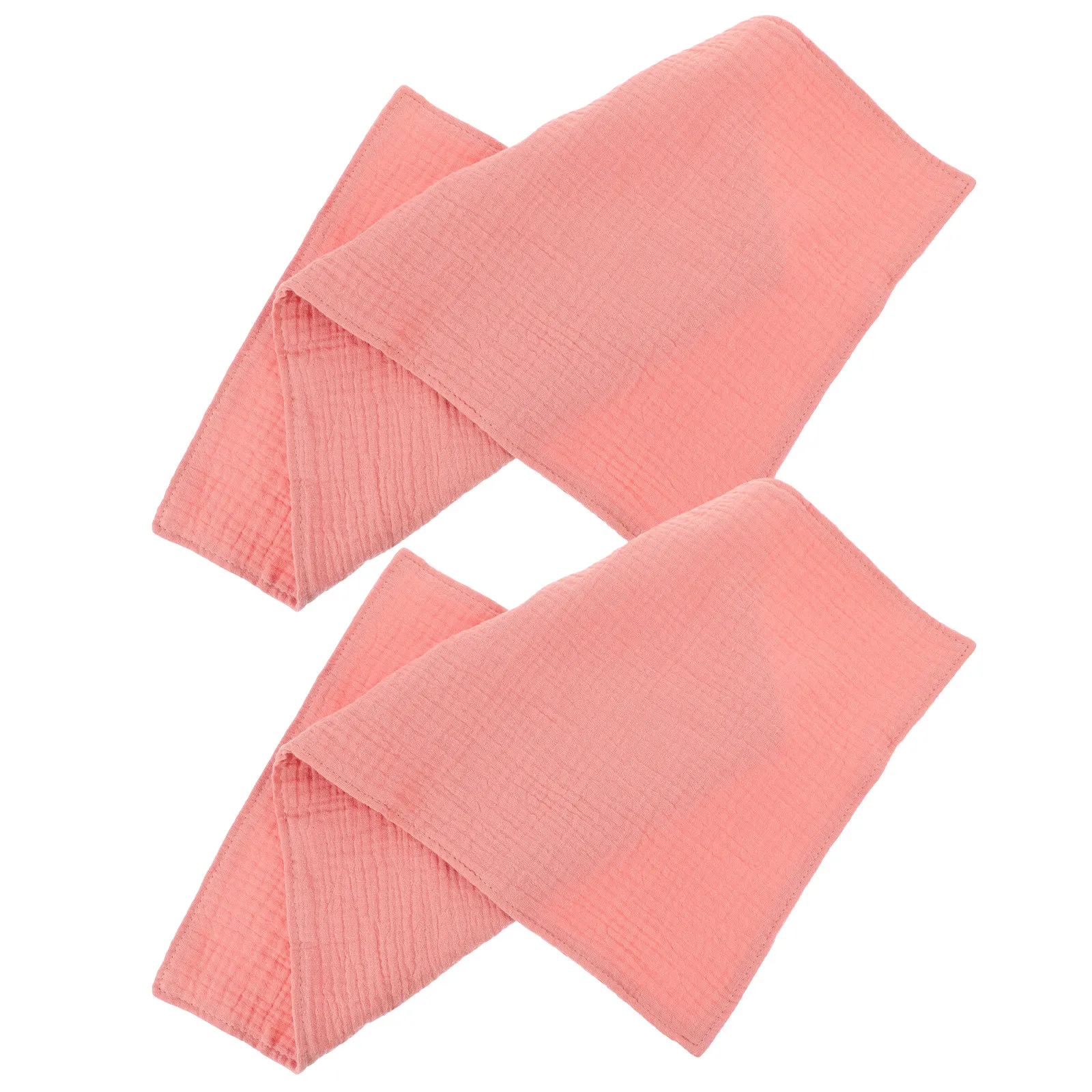 

2Pcs Baby Burping Cloths Cotton Absorbent Soft Washable Burp Cloths for Travel Outing Shoulder Cover Baby Burp Rags