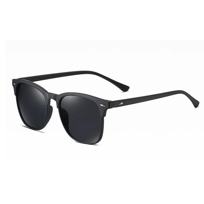 Quadratischer Rahmen getönte Myopie-Kursichtigkeitsbrille für Männer, Brillen im Freien, modische Sonnenbrille zum Fahren, -1,25 FELRES 3