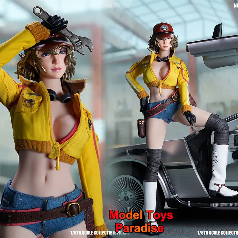 SUPER DUCK SET082 1/6 Women Soldier Cindy Technician Beauty Clothes Set Head Carving Fit 12inch TBLeague Action Figure Body