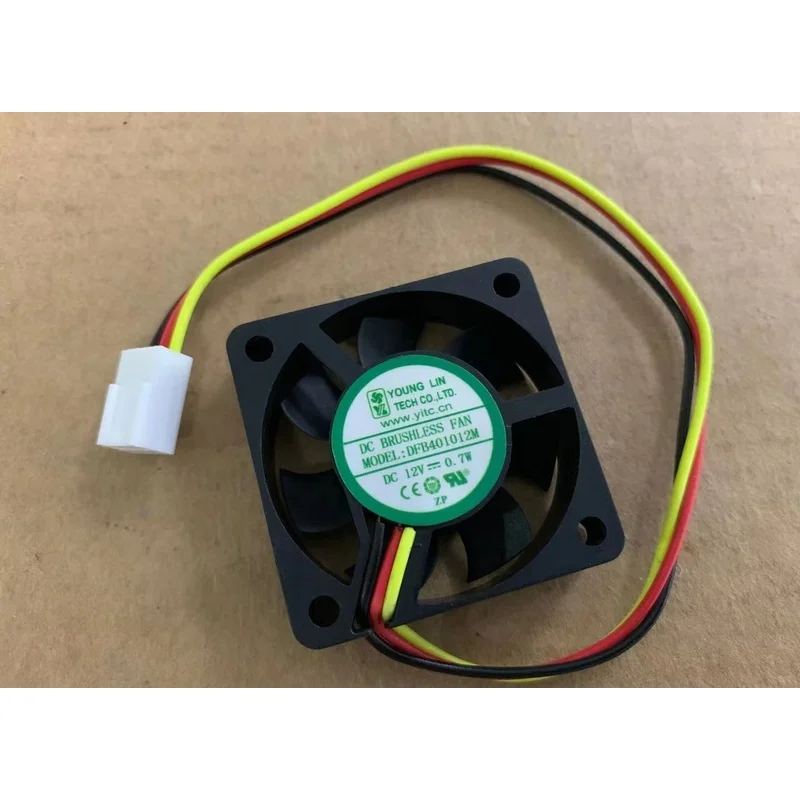 MY 1PC For YOUNG LIN 4010 12V 0.7W DFB401012M 3-wire cooling fan