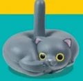 gray cat